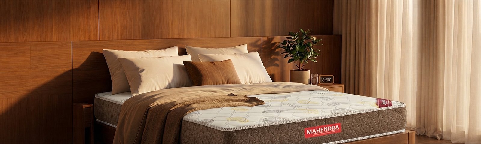 Mahendra mattress bedroom banner